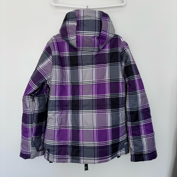 BILLABONG 15K AVED PointDry Purple Plaid Ski‎ Jacket Snowboard Jacket Size L - Picture 7 of 9